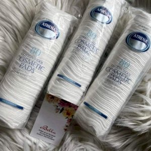 Athena Beauty 100% Cotton Wool Cosmetic Pads