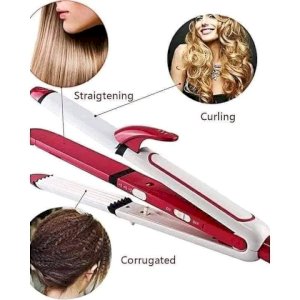 3 In 1 KEMEI Professional Hair Straightener (KM- 1213)